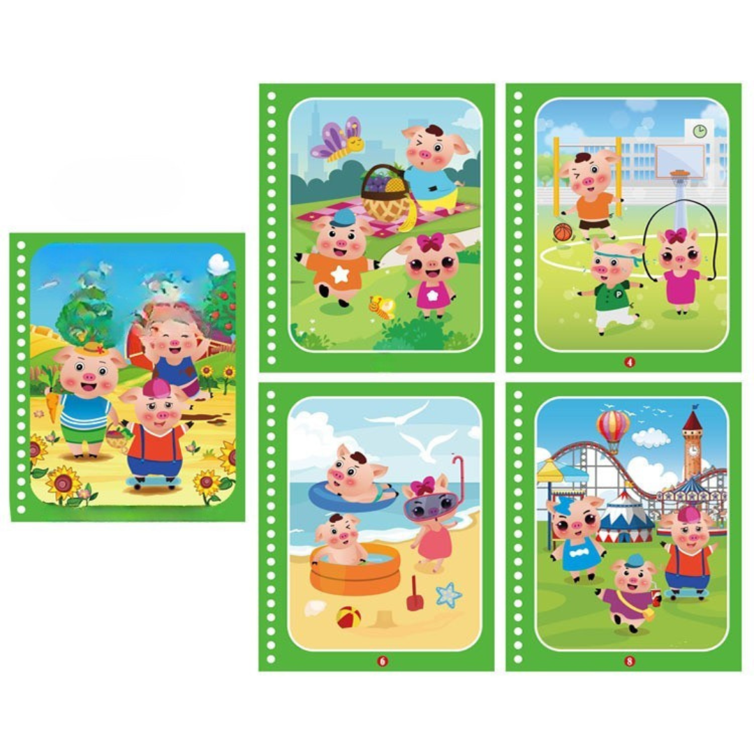 Magic Water Drawing Book