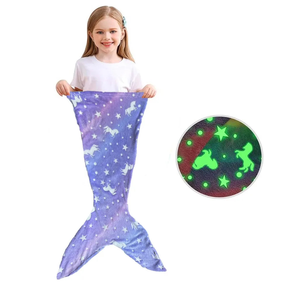 Glow-in-the-Dark Mermaid Sleeping Bag