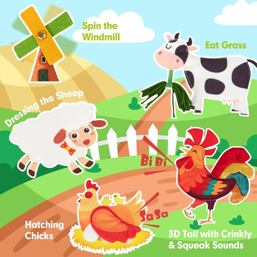 Sensory Montessori activity book for little explorers
