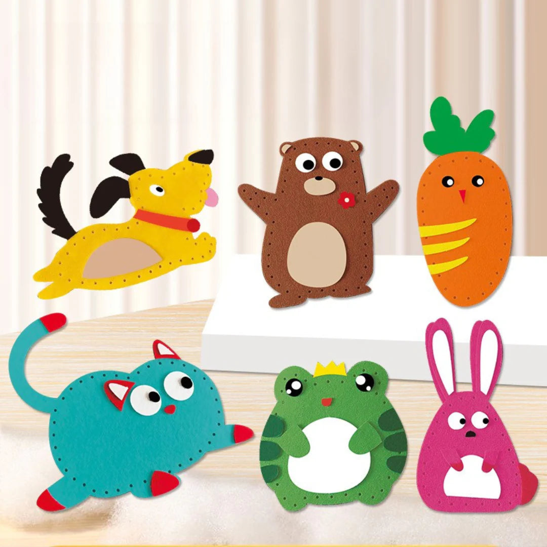 DIY Felt Animal Sewing Kit – Safe & Fun Craft for Kids