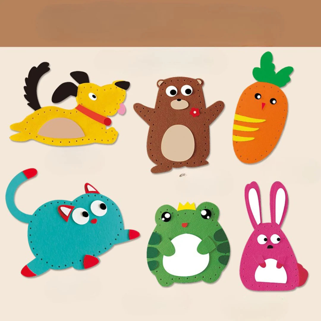 DIY Felt Animal Sewing Kit – Safe & Fun Craft for Kids