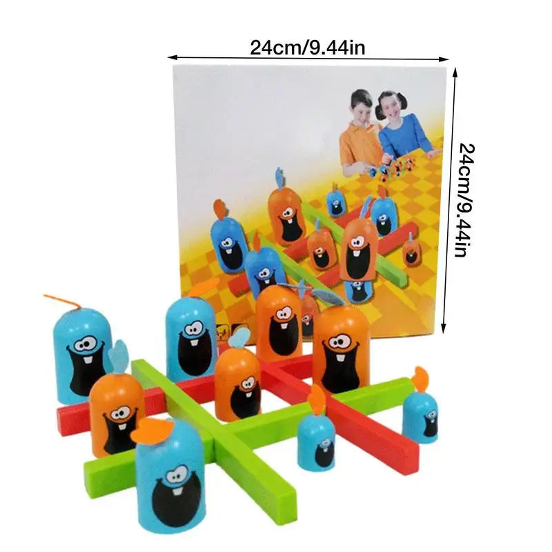 Chomp Tic-Tac-Toe Battle