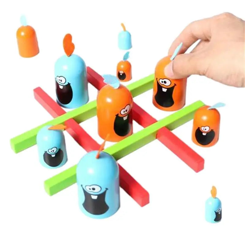 Chomp Tic-Tac-Toe Battle